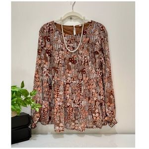 Floral Print Swing Top